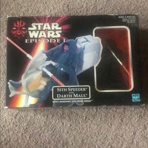 Star Wars Episode 1- Sith Speeder and Darth Maul